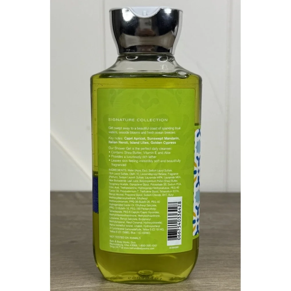 DISCONTINUED Bath & and Body‎ Works Italian Citrus Sun 10oz Shower Gel Wash